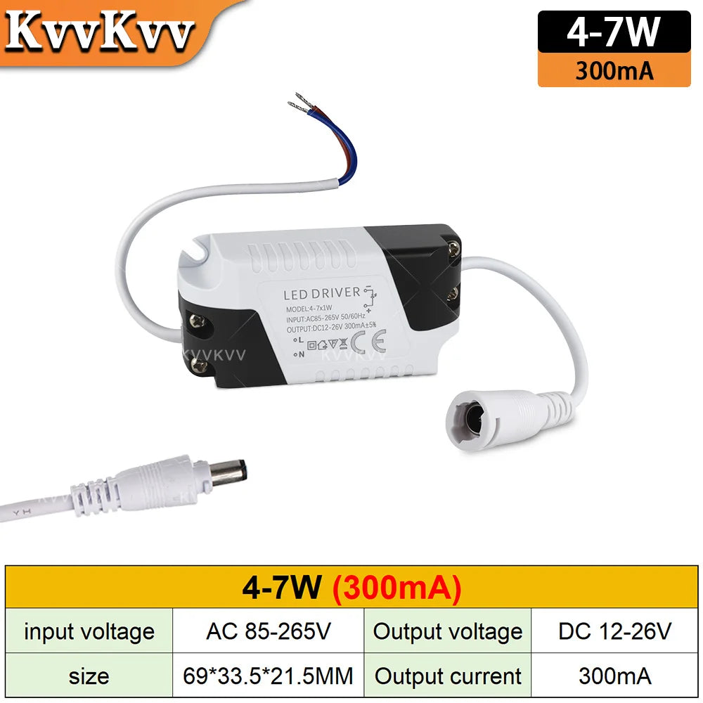 Non-Isolated LED Driver 300mA 600mA 900mA 1500mA 1-50W AC 85-265V DC 3-135V Constant Current