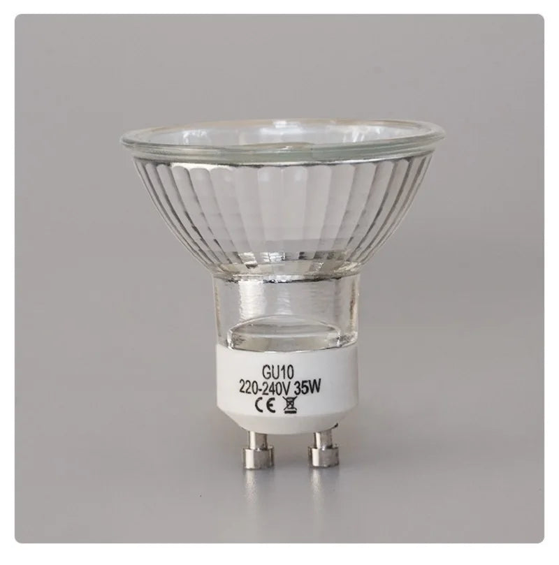 GU10 Halogen Bulb 35W 50W 2800K 500lm Dimmable CRI 75 180° 120V MR16 Shape Track Light