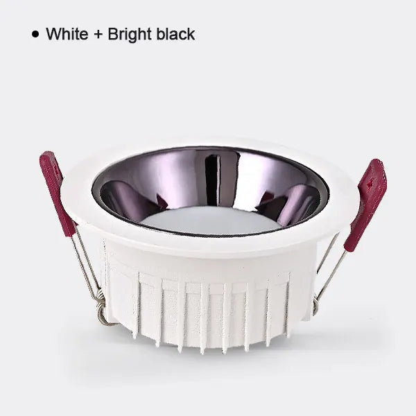 Recessed Anti-Glare LED Downlight 5W 7W 9W 12W 15W 18W 24W 30W Aluminum Dimmable CRI 90 IP42 AC 85-265V Ceiling Spot Driver Included