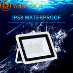 LED Flood Light 10W 20W 30W 50W 100W IP68 120° AC 110-240V Die-Cast Aluminum Black Shell