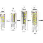 10-Pack G9 Ceramic LED Corn Bulb 7W-24W SMD2835 500-1500lm CRI 80+ 360° AC 110-220V