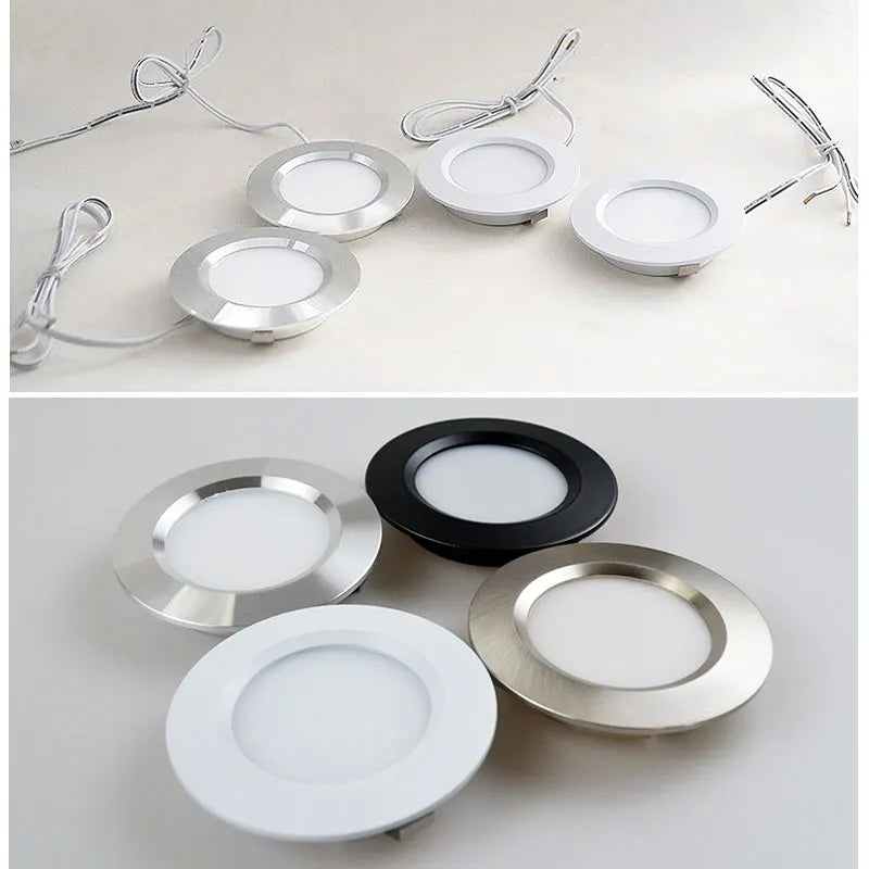Mini Ultra-Thin DC12V LED Downlight 3W 5W 7W D68mm IP65 SMD2835 CRI80+ Warm Neutral Cool