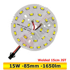 10-Pack SMD5730 LED Lamp Board 3W-24W JST Pre-Welded Connector 32-100mm Warm Natural Cool