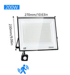 IP66 PIR Motion Sensor LED Flood Light 20W 30W 50W 70W 100W 150W 200W 300W Die Cast Aluminum AC 100-130V or 175-265V Outdoor Garden Security