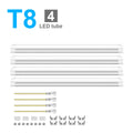 T5 T8 LED Tube 50cm 15W 25W SMD2835 170° CRI 80+ AC 85-265V Warm Neutral Cool White