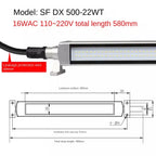 IP67 Explosion-Proof LED Machine Tool Work Light 6W-20W 720lm 360° Rotation DC 24V AC 110-250V