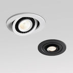 Dimmable 360-Degree Rotating COB LED Recessed Downlight 7W 9W 12W 15W 20W 24W 85-265V