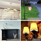 G12 LED Corn Bulb 15W 96-SMD2835 360° CRI 80+ No Flicker AC 85-265V Warm Cool White A+