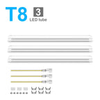 T5 T8 LED Tube 50cm 15W 25W SMD2835 170° CRI 80+ AC 85-265V Warm Neutral Cool White