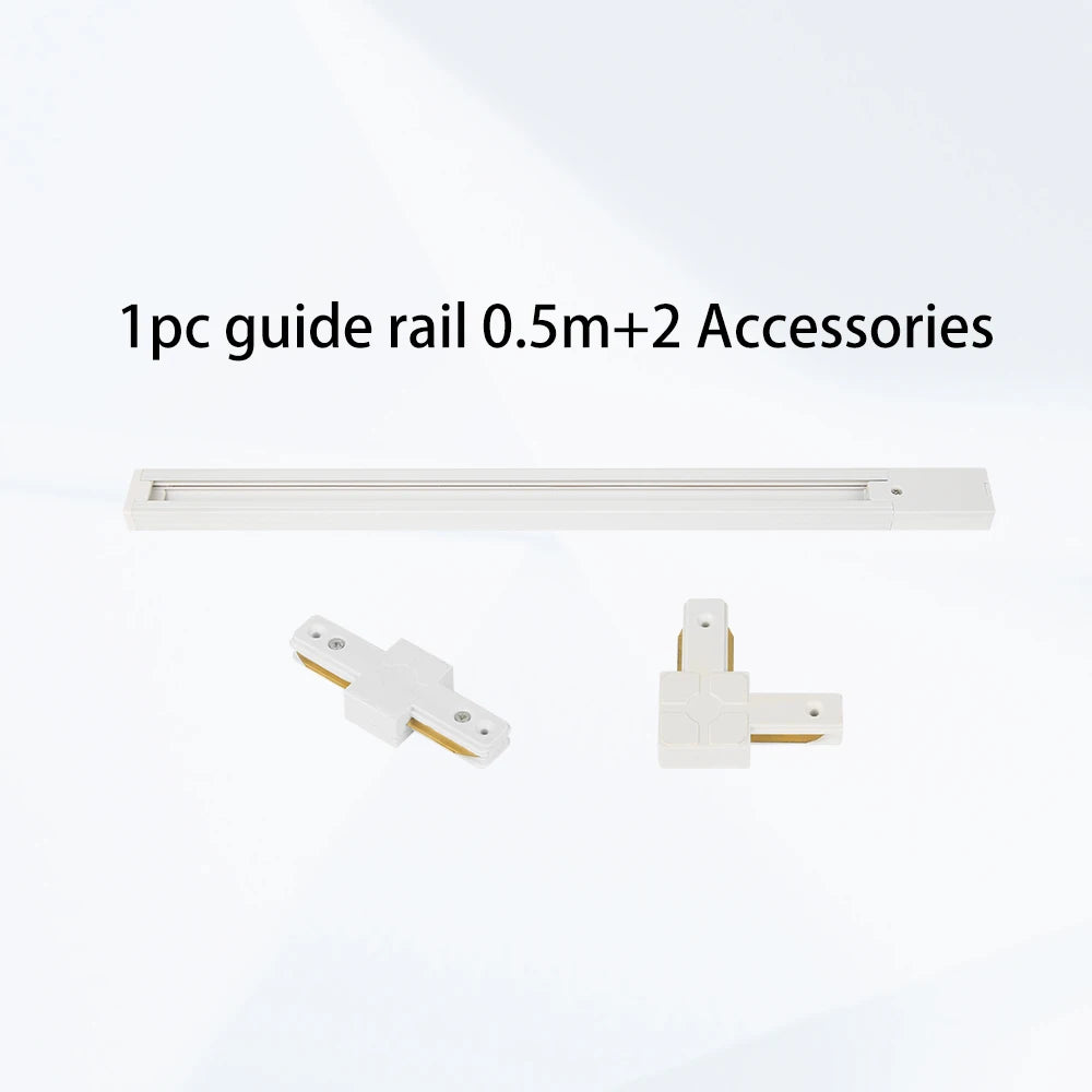 GU10 LED Track Spotlight Surface-Mounted Ceiling Lamp AC 90-260V 10-15m² Kitchen Dining