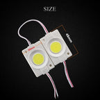 COB LED Module 12V IP65 Waterproof 2.4W Epistar Sign Backlight 10 Pack Multi-Color