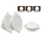 2-Pack LED Recessed Downlight 6W-24W 3-CCT AC 100-240V Ceiling Spot Warm Natural Cool White
