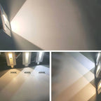 Frameless LED Recessed Step Stair Wall Light 3W PIR Motion Sensor or No Sensor AC 100-240V Warm White Natural White Cool White White Black Indoor