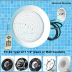 IP68 RGB LED Swimming Pool Light 18W 25W Wall Mounted Underwater Lamp AC DC 12V Remote and Bluetooth App Control Fresh and Salt Water