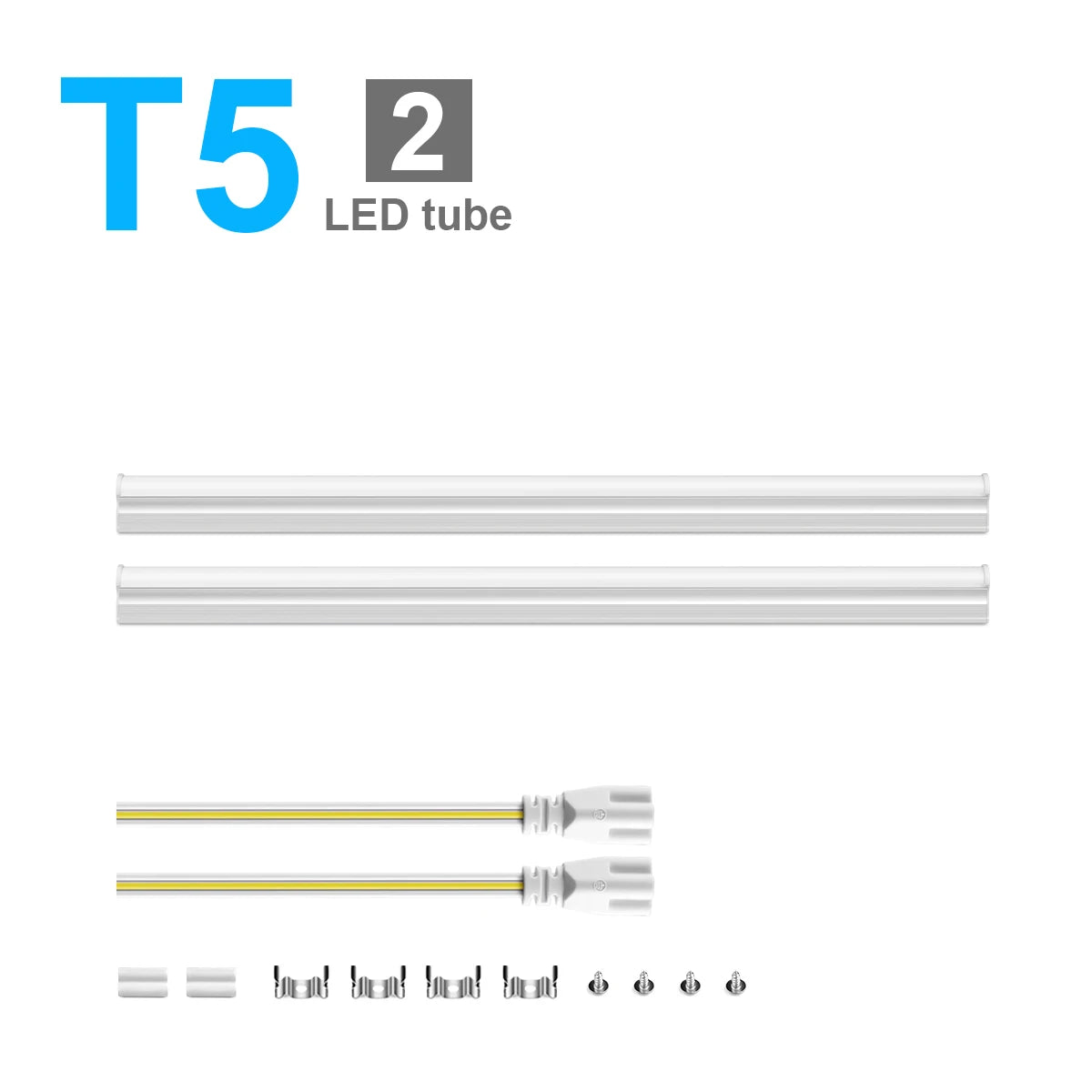 T5 T8 LED Tube 50cm 15W 25W SMD2835 170° CRI 80+ AC 85-265V Warm Neutral Cool White