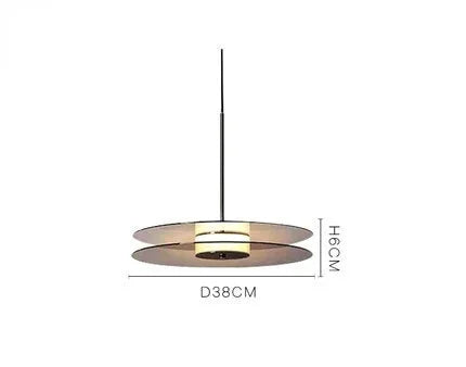 Nordic Minimalist Iron Glass Pendant Light D20 D28 D38cm Matte Black Warm Cool White AC 85-265V