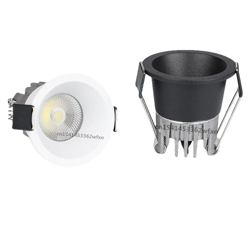 Dimmable Mini COB LED Recessed Downlight 3W 5W 7W 10W 40° IP44 110V 220V