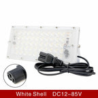 50W DC 12-85V IP65 LED Portable Flood Light 5000lm CRI 85+ 180° SMD2835 Battery Connect