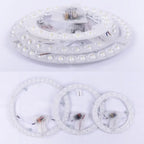 Round LED Panel Ceiling Light 12W 18W 24W 36W Aluminum PC White Light AC110-220V