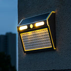 Solar LED Motion Sensor Security Light 112 LED Stainless Steel IP65 4 Modes 2200mAh 120 Degree 5 to 8 Meter Range Outdoor Wall Fence