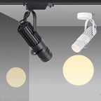 Surface-Mounted COB LED Spotlight 10W 20W 30W 40W 90-100lm/W AC 85-265V Black 3-Color