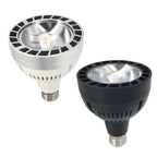 PAR30 COB LED Spotlight 35W E26 E27 3500-4200lm CRI 80+ 24° AC 110-240V 3-Color