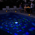 IP66 LED Floating Fish Pool Light 4 Colors 5 Modes SMD 2835 ABS Battery Powered Waterproof Hot Tub Pond Party Decor 12.3cm