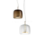 Modern Glass Pendant Light E26 E27 Iron Knob Switch AC 90-260V 5-10m² Hotel Bar Bedroom