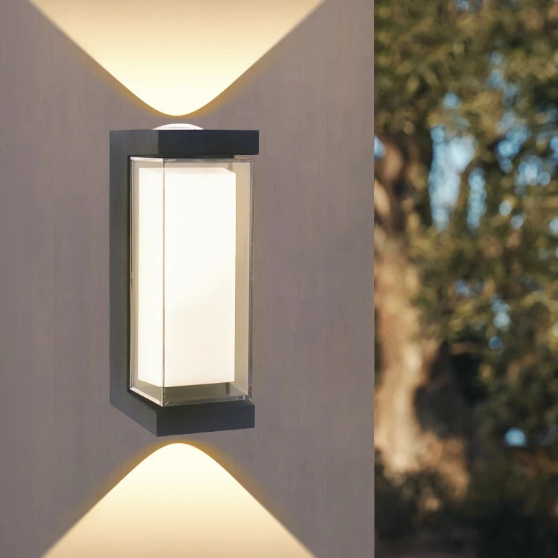 IP65 Waterproof LED Up Down Wall Light 10W Indoor Outdoor Sconce AC85-265V