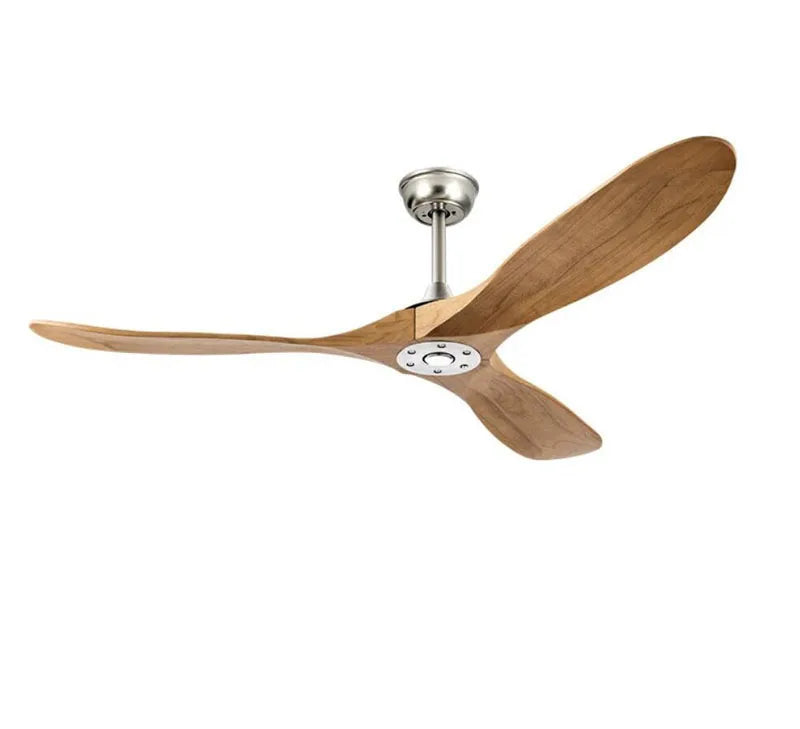 Modern Wooden Ceiling Fan Remote Control Light