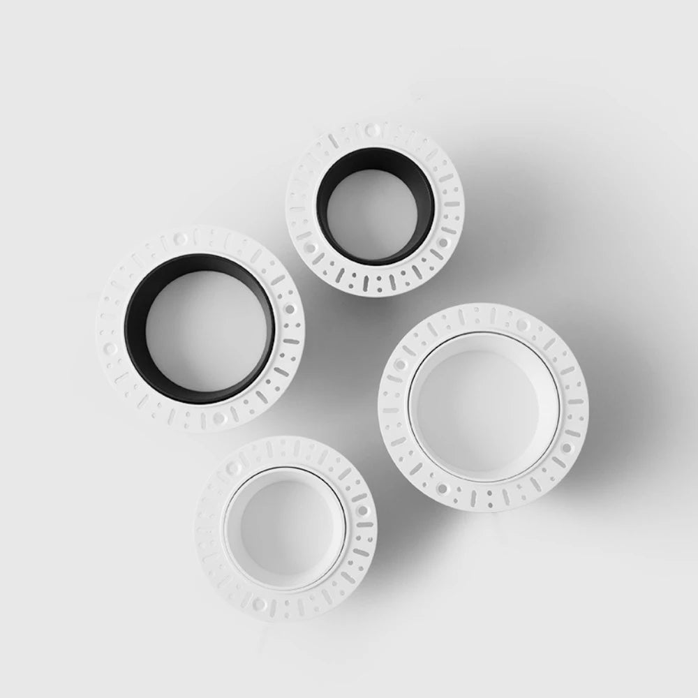 Dimmable LED Recessed Downlight 7W 9W 12W 15W Borderless Aluminum SMD CRI 90 90 Degree Adjustable Beam Push Button AC 90-260V Foyer Bedroom