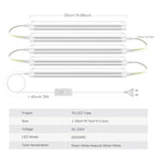 T8 LED Bar Tube Light 25W 50cm 270-Degree SMD2835 Cabinet Kitchen Showcase 110-220V 1-6 Pack