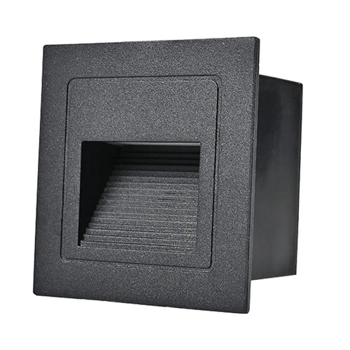 3W IP65 LED Stair Step Wall Lamp 100lm/W AC 85-265V White Black Gray Warm Natural Cool