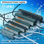 IP67 Waterproof LED Power Supply DC 12V 24V 36W-600W AC 110-250V OCP SCP OVP Outdoor