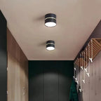 Dimmable Surface-Mounted LED Downlight 5W-15W CRI 85+ 90-110lm/W 120° AC 90-260V Black White