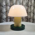 Nordic Retro Mushroom Table Lamp Touch Dimmable USB Charging AC 90-260V Bedroom Bedside