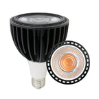 COB LED PAR Spotlight Bulb 15W 20W 25W 30W 50W E26 CRI 90 90 lm/W 24 or 36 Degree AC 85-265V Warm White Natural White Cool White White Black
