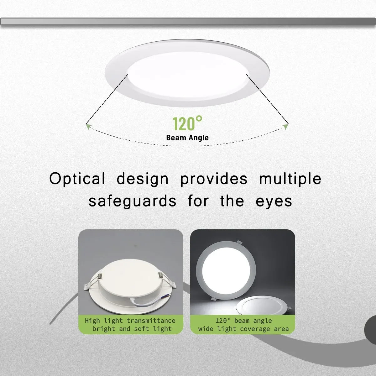 2-Pack LED Recessed Downlight 6W-24W 3-CCT AC 100-240V Ceiling Spot Warm Natural Cool White