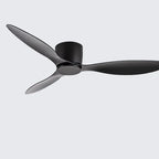 DC Motor Ceiling Fan No Light 42 52 Inch 6 Speed Reversible Remote White Wood Black 110-220V