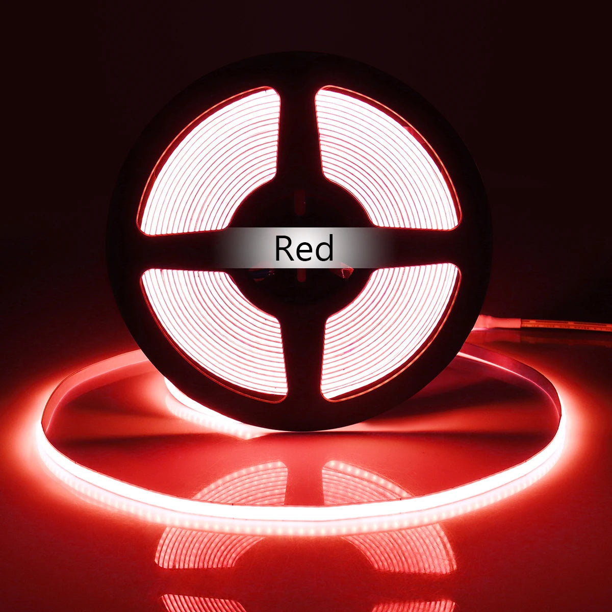 5mm COB LED Strip Light DC 12V 320 LED/m CRI 90 IP20 1m to 5m Warm White Natural White Cool White Red Yellow Pink Blue Green Flexible Tape