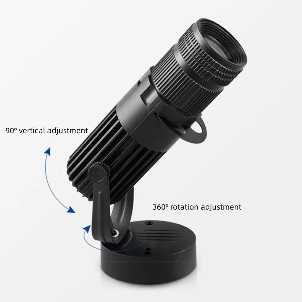 Dimmable Zoomable COB LED Surface Mount Spotlight 5W 7W 10W 12W 15W 18W 20W Frosted Aluminum 15 to 20 Degree AC 85-265V Black