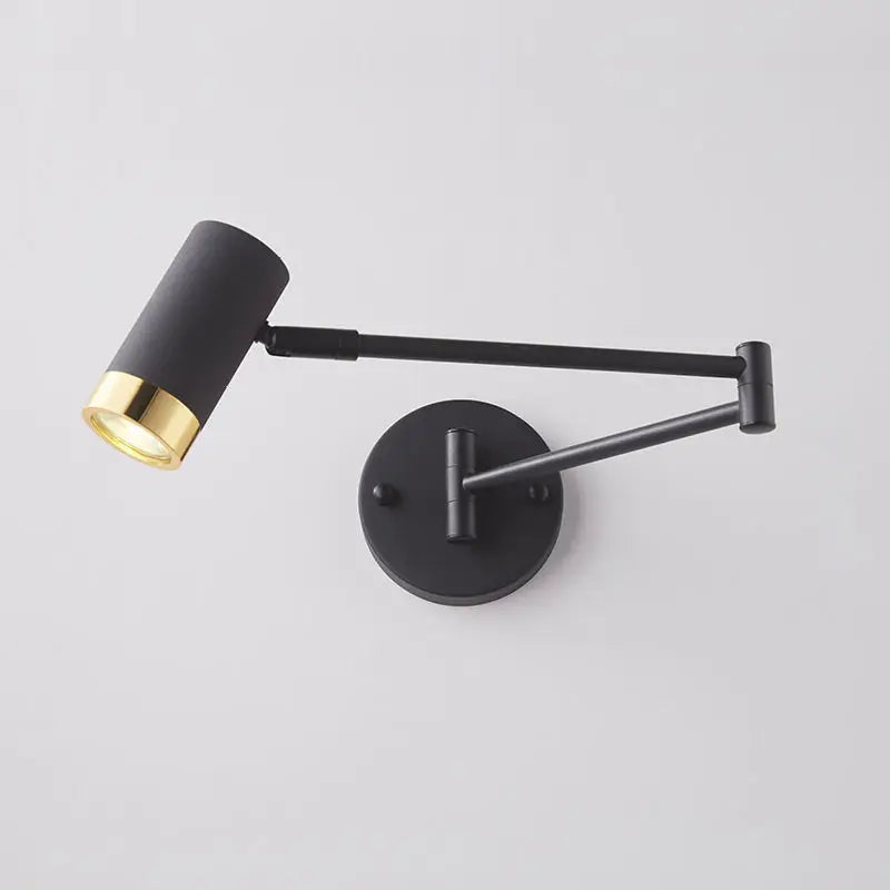 Modern GU10 LED Wall Lamp Iron Aluminum Painted Up and Down 350 Degree Foldable AC 85-260V Bedroom Living Room Bathroom
