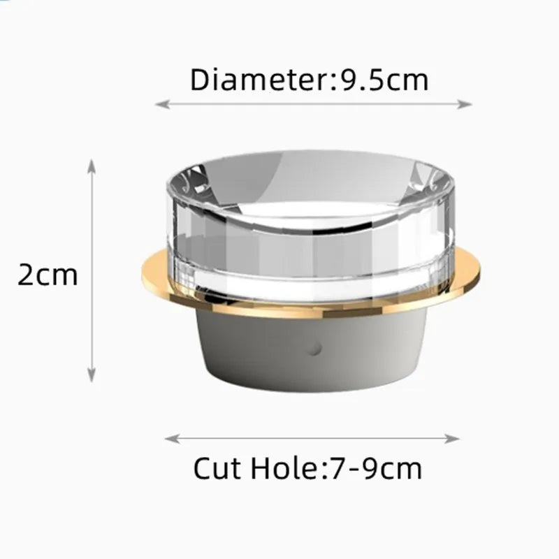 Led Downlight Ceiling Spot Lamp 5W 7W 9W 12W Dimmable AC110V 220V Recessed Indoor Lighting Living Room Bedroom
