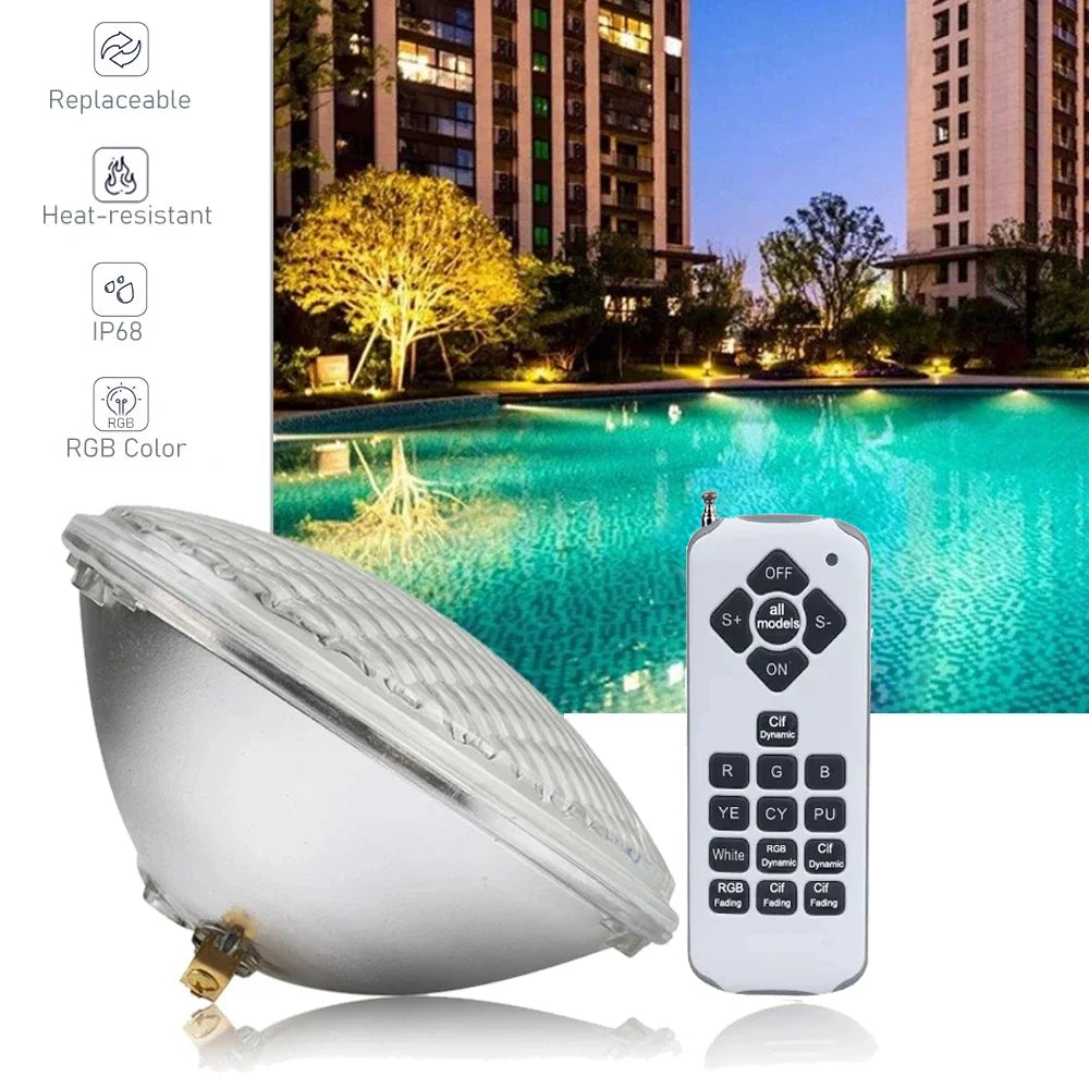 PAR56 LED Pool Light 12V Waterproof IP68