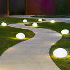 Solar LED RGB Floating Ball Light 16 Colors 4 Modes Remote Control IP65 LLDPE Plastic 20cm 25cm 30cm Pool Garden Outdoor