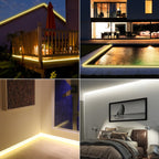 COB LED Strip Light 288 LEDs/m IP67 AC 110V (US) 220V (EU) Warm Neutral Cool White With Switch