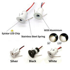 DC 12V Mini LED Spotlight Kit 1W 9-18 Pack Epistar IP65 15mm Cutout Dimmable Remote