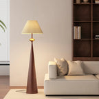 Zen Wabi Sabi Floor Lamp Japanese Chinese Iron Fabric Shade Dimmable AC 90-260V 16-20W