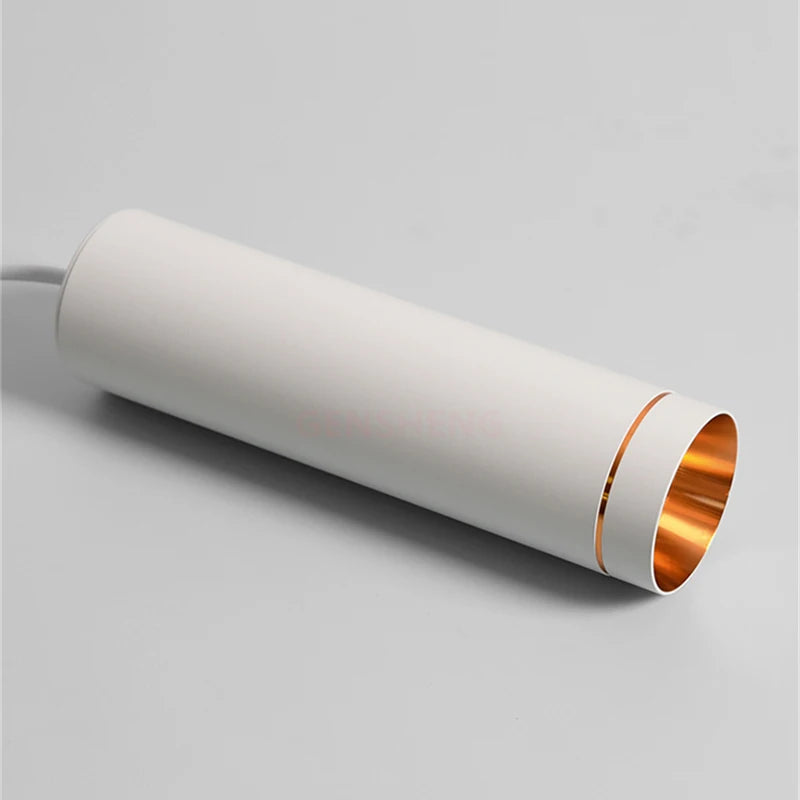 LED Pendant Light Cylindrical Long Tube Lamps Dimmable for Kitchen Dining Bedroom Bar Decoration LED ceiling Hanging Chandelier