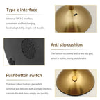 Crystal LED Rechargeable Table Lamp 3W Touch Dimmable 3 Color Temperatures USB-C Iron Base PMMA Shade IP20 Bedroom Bedside